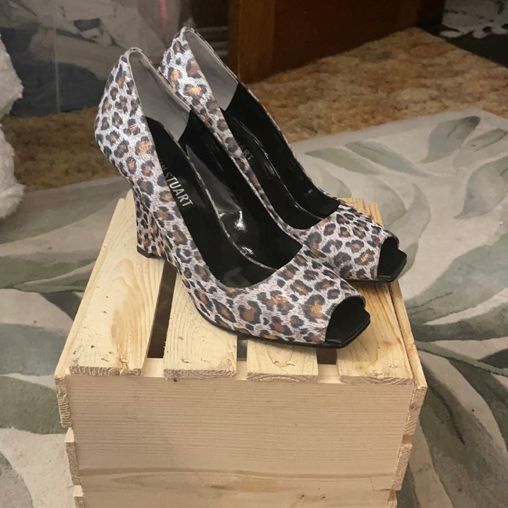 Colin Stuart cheetah wedges